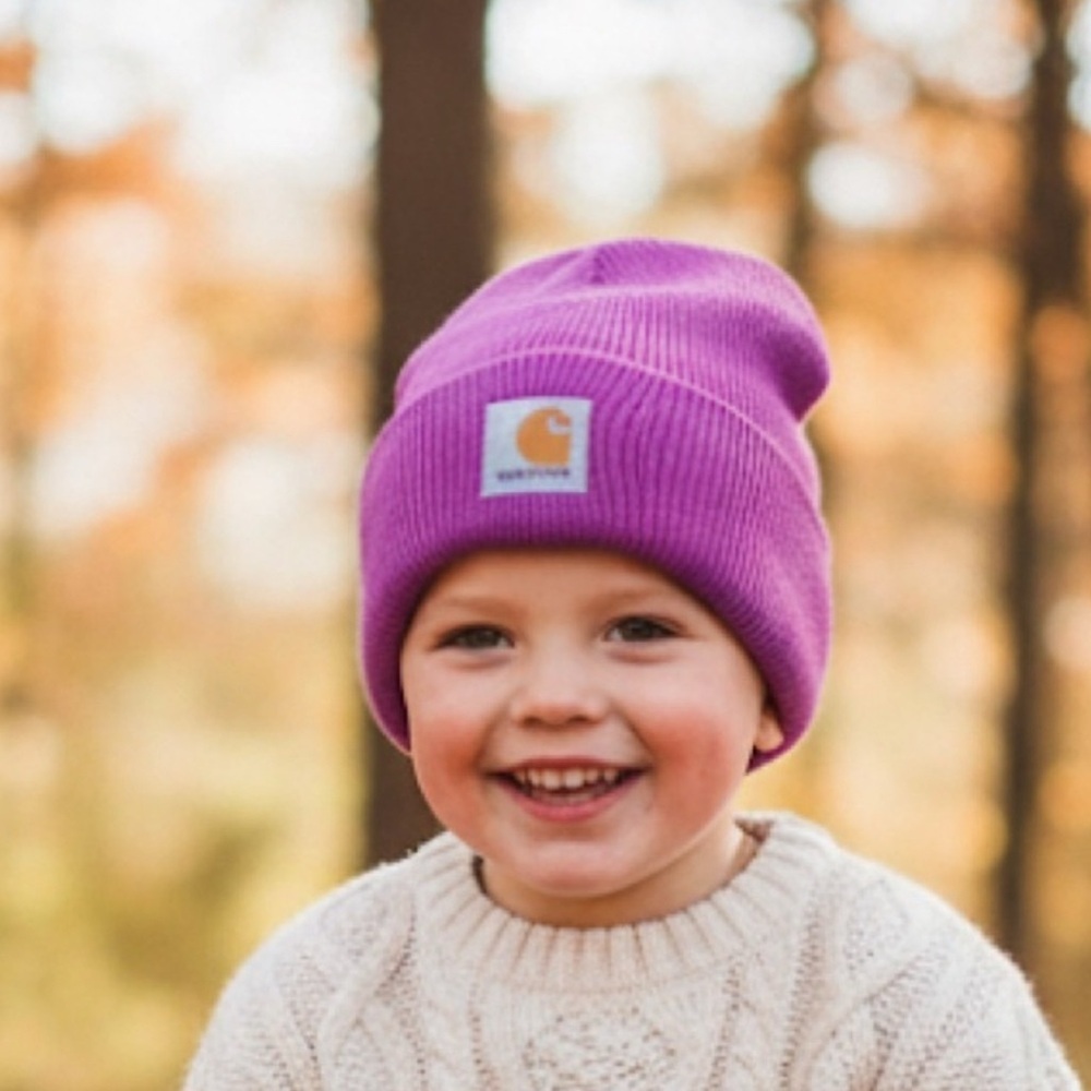 Carhartt Purple Knit Watch Hat